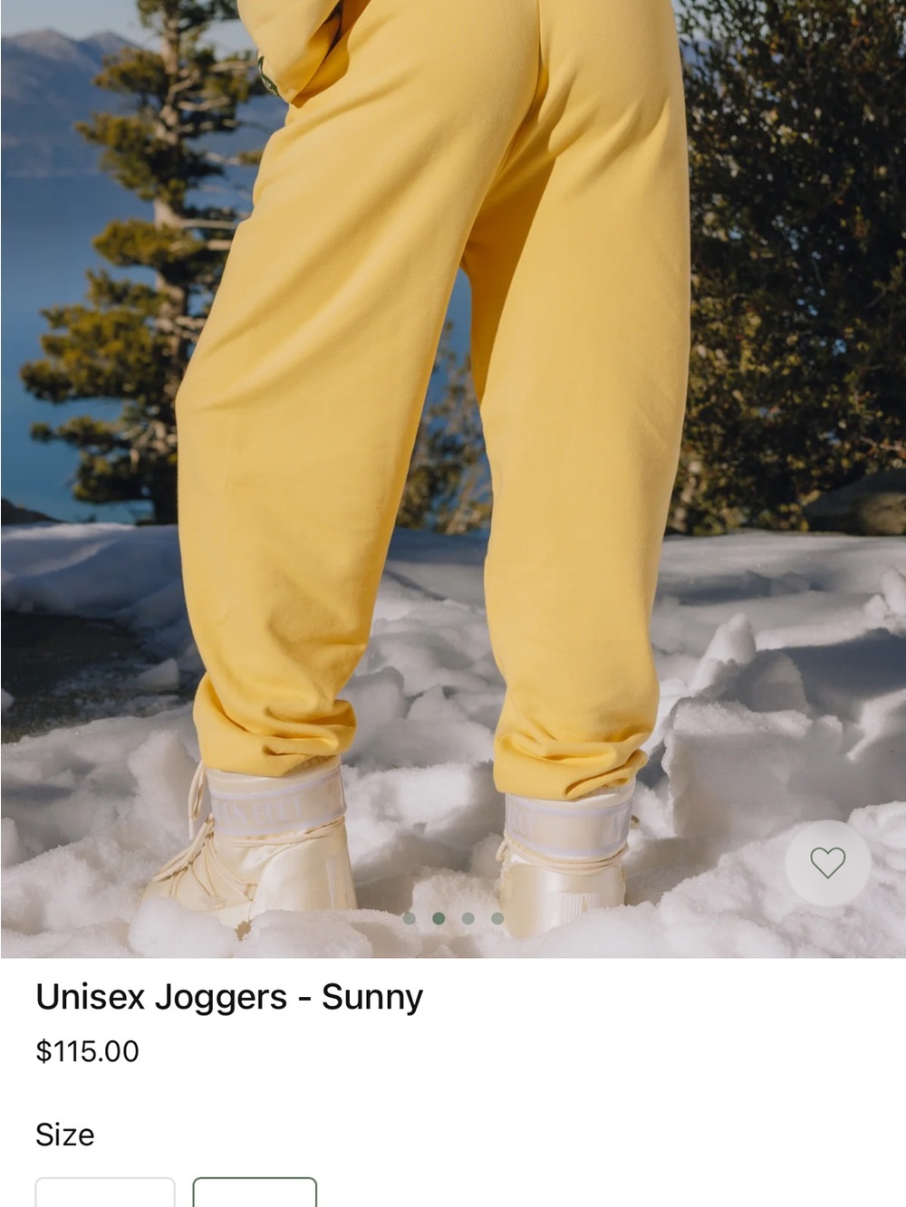Daily Drills Sunny color Yellow Unisex Sweatpants joggers